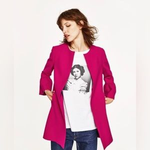 Zara blazer coat xs new never worn without tags
